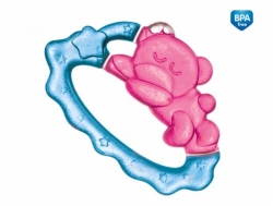 Canpol Babies gelové kousátko Spící medvídek - modro růžové