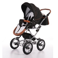 Kočárek Knorr-Baby Classic Premium Schwarz
