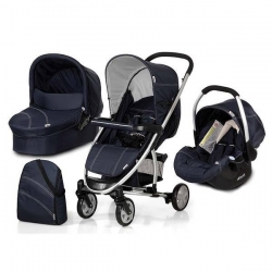 Kombinovaný kočárek  Hauck Malibu all in 1, varianta Trio Navy