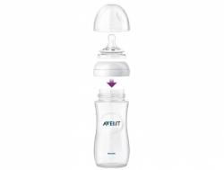 Avent Láhev 260 ml Natural PP růžová