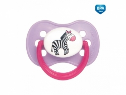 Canpol Babies dudlík  6 - 18 měsíců " Zvířátka" zebra