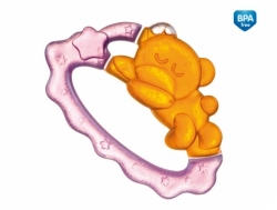 Canpol Babies gelové kousátko Spící medvídek - růžovo oranžové