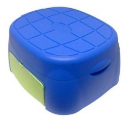 Stupátko k WC a umyvadlu Potty Trainer 3 v 1 > varianta modrá/zelená