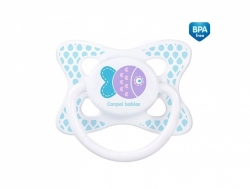 Canpol Babies latexový dudlík  0 - 6 měsíců "Summertime" rybička