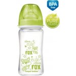 Canpol Babies lahev EasyStart PURE glass 240 ml zelená - kopie, Zelená 