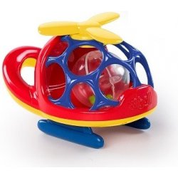 BRIGHT STARTS Oball helikoptéra O-Copter červená