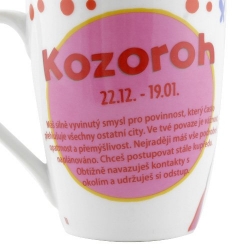 Hrnek znamení horoskopu Kozoroh