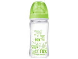 Canpol Babies lahev EasyStart PURE glass 240 ml zelená