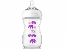 Avent Láhev 260 ml Natural PP fialová