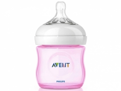 Avent Láhev 125 ml Natural PP růžová