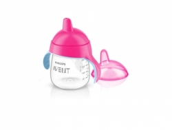 Avent hrneček pro první doušky 260ml růžový