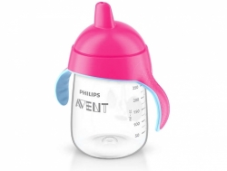 Avent hrneček pro první doušky 340 ml růžový