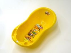 Vanička s teploměrem Safari, varianta žlutá