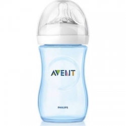 Avent Láhev Natural 260ml různé varianty, NATURAL 260Ml MODRÁ